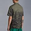 Moncler SS24 Tropical Plant Print Button Short Sleeve Shirt Men shirts Green J10912F00006597M1S89
