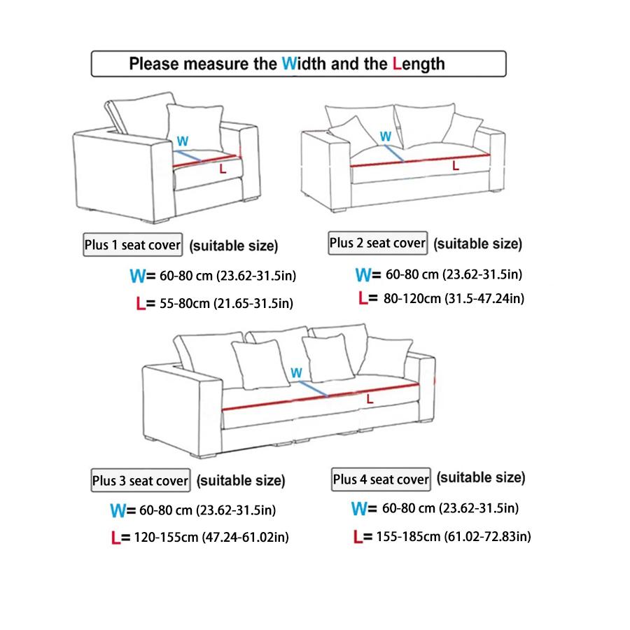New Jacquard Sofa Cushion Cover Four Seasons High Elastic Pet-Friendly Anti-Dirt Sofa Protector All Season For Living Room
