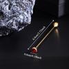 Spiral Buckle Shirt Collar Pin Detachable Neckline Pin Crystal Tie Collar Needle  Men