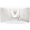 Flush Plate Tile White 37054SH0 for Installation