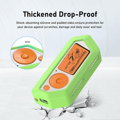 Silicone Case Anti-Drop Shockproof Protective Case Anti Scratch Anti-slip Case Portable for Flipper Zero Game Accessories