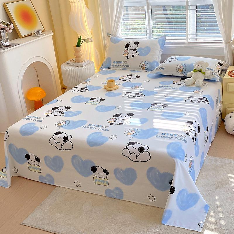 2026 A-Class 100% Cotton Jet Print Single Bed Sheet