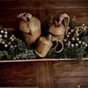 Set of 3 Rustic Black Style X-Large Bells Handmade Giant Metal Harmony Christmas Hanging Cow Bells Complete Set On Jute Rope