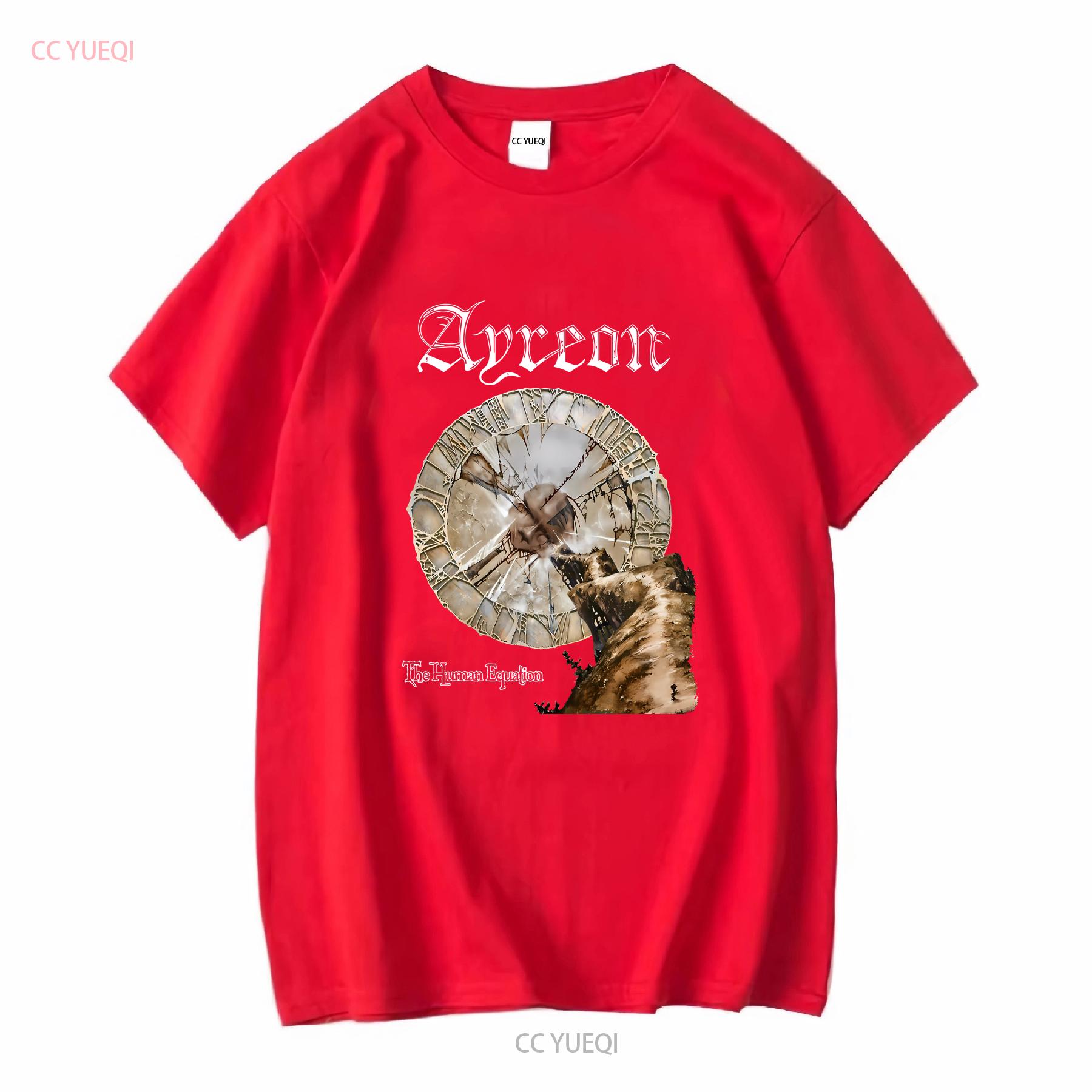 

NWT Ayreon The Human Equation Progressive Rock Band Music Album T Shirt S 4XL vintage Washed Slightly Top For Everyday Wear S