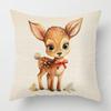 Decorative Cushion Home Living Room Decor Throw Pillow Cover 40*40 40X40Cm 60X60Cm 45X45Cm 50X50Cm Plant Winter Merry Christmas