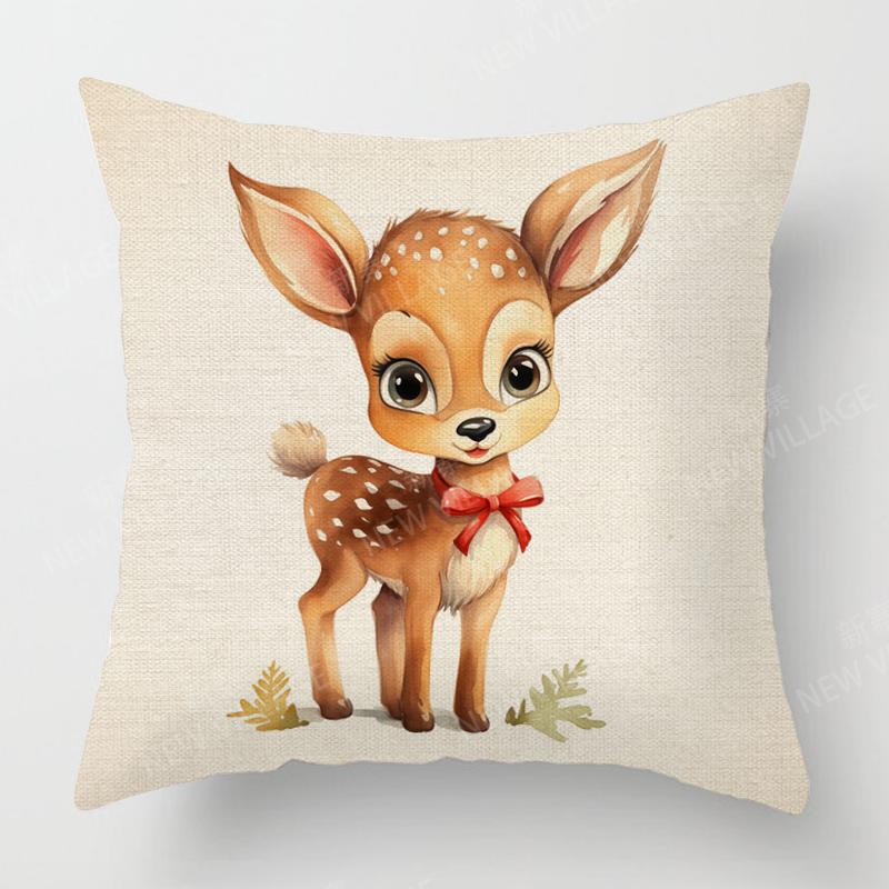 Decorative Cushion Home Living Room Decor Throw Pillow Cover 40*40 40X40Cm 60X60Cm 45X45Cm 50X50Cm Plant Winter Merry Christmas