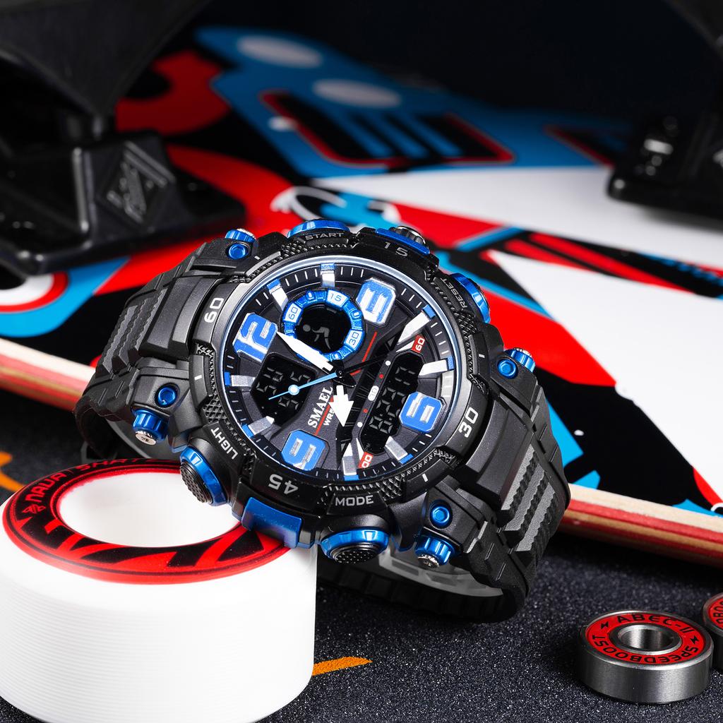 Quartz Watch For Men  Watch Waterproof Stopwatch LED Watches Male Clock 1921 Sport Watches Men Relogio Masculino Digital