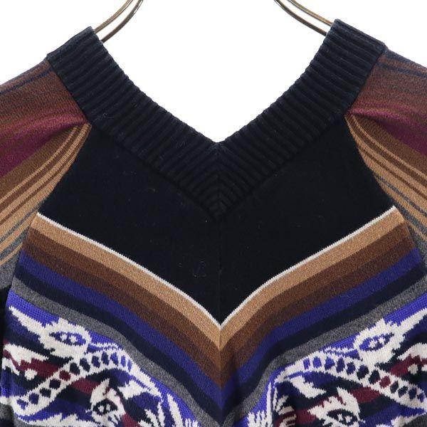Sacai Luck Overall Handle Short Sleeve Knit Poncho One Piece Women Used