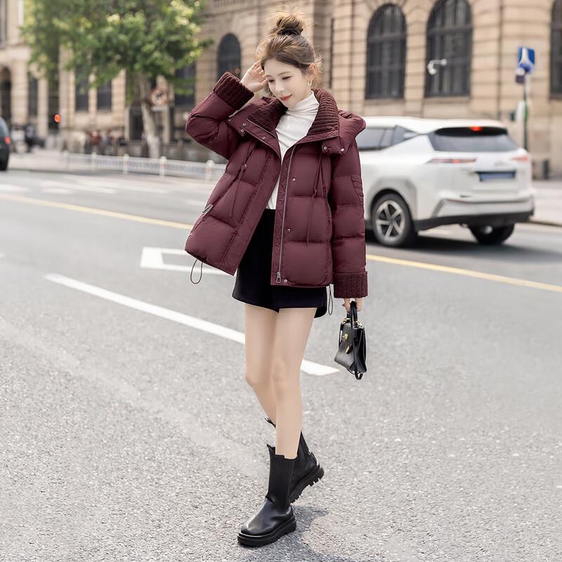 Speshe Women's 90% Down Casual Hooded Jacket