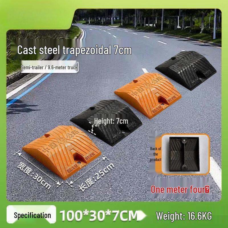 Yunduo 4CM Heavy-Duty Rubber Speed Bump