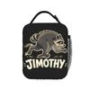 Jimothy The Raccoon Seattle Raccoon Insulated Lunch Bags High Capacity Thermal Bag Tote Lunch Box Beach  Picnic Food Handbags