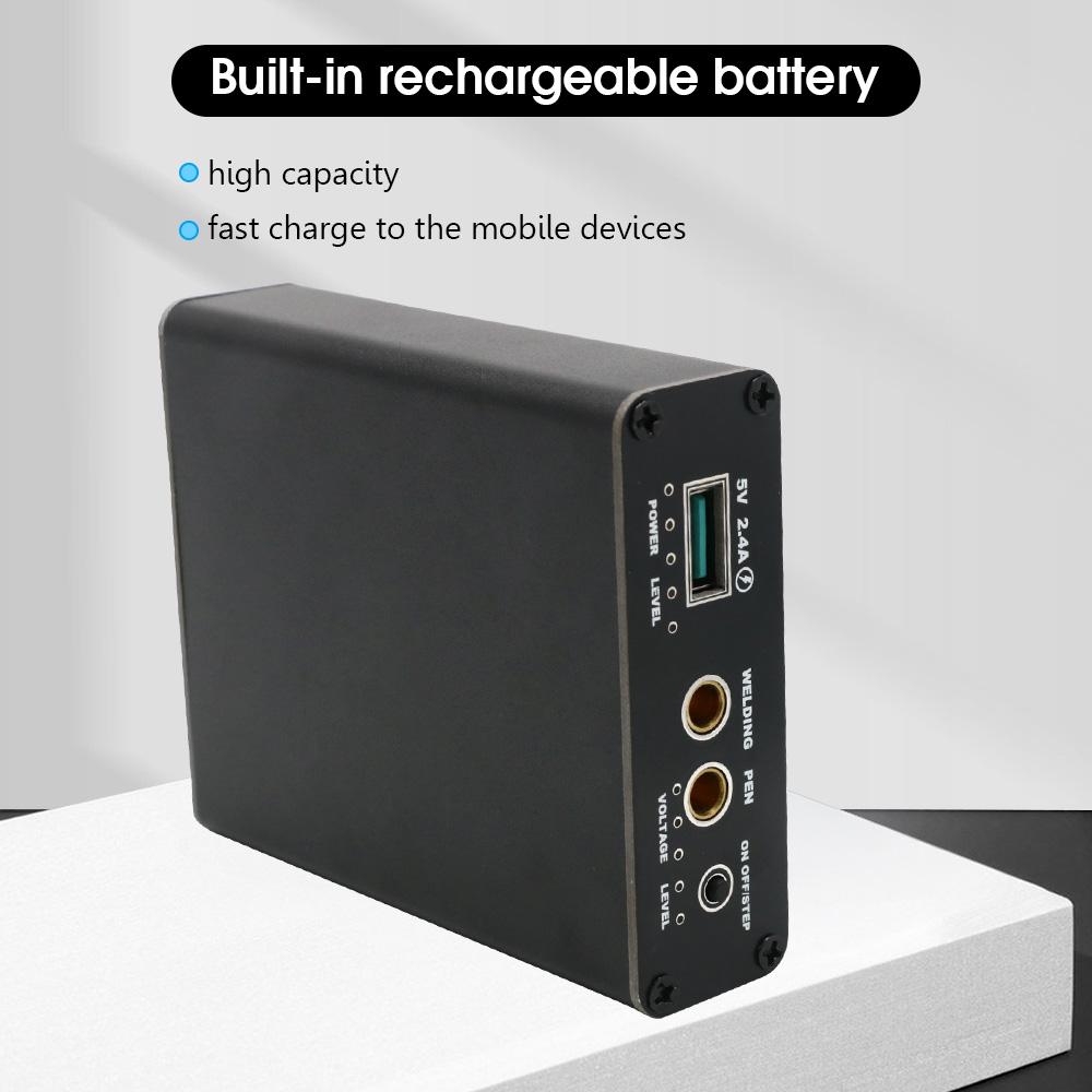 DIY Mini Spot Welder 5 Gears Adjustable Portable Handheld Spot Welding Machine for 18650 Battery Charge with Spot Welding Pen