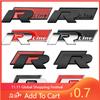 Für VW Neu 1 Stück Metall Auto Seitenkarosserie Kofferraum Rline R Emblem Aufkleber Für Volkswagen VW Golf 4 5 6 7 Bora MK7 Käfer Touran Tiguan GT MU2
