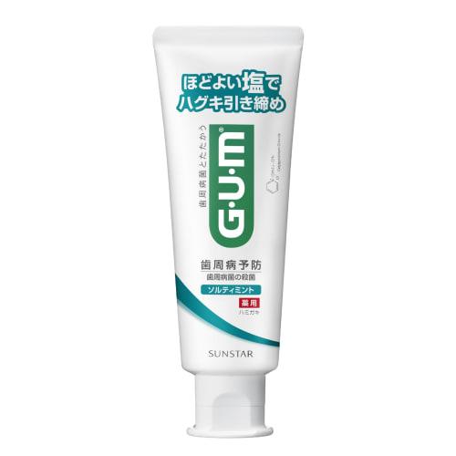 

GUM Medicated Salt Toothpaste, Salty Mint, Standing Type, Spicy Mint Type, 150g (x 1)