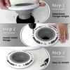 Gray Color Toilet Flange For 4in 5in 3in Pipe Toilet Flange Kit  Drain Pipe Connection