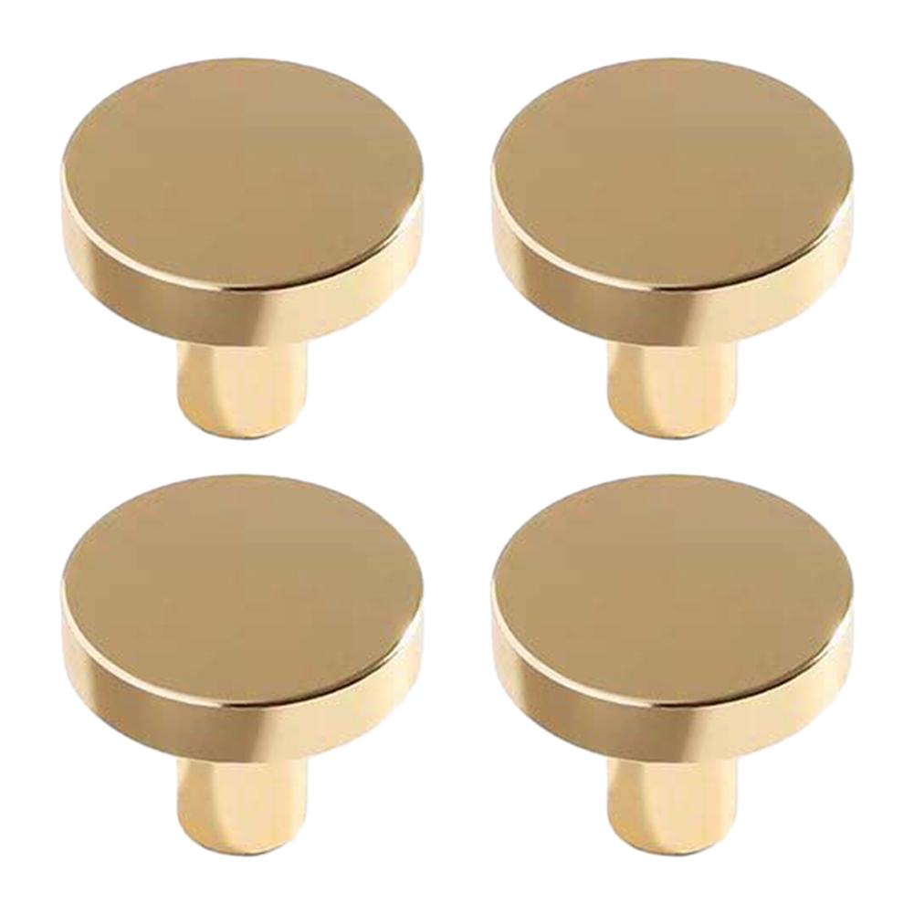 Round Cabinet Pulls Drawer Handle Single Hole Metal Handle Cabinet Drawer Knobs Kitchen Cupboard Door Furniture Hardware