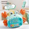 Children Early Education Toy Crab Storyteller Machine Musical Toy with Songs/Piano Function