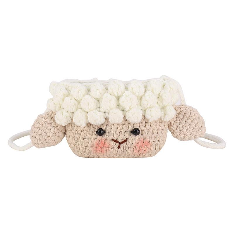 

Trendy And Stylish Baby Coin Purse Cartoon Sheep Bag For Kids And Parents