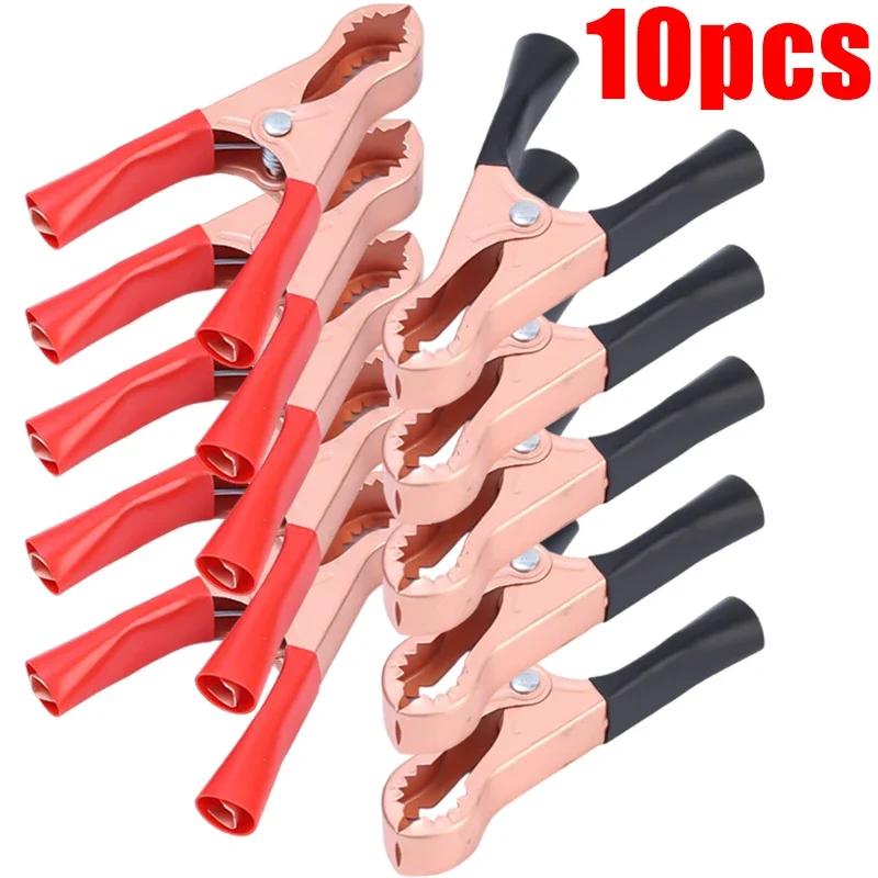 Auto Battery Alligator Clip Insulated for Jumper Cables 30A Car Charger Lead Clamp Tools Accessories Copper Spring Connectors