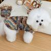 Cute Bear Puppy Clothes Vest Cat Clothes Teddy Bear Coat New Pet Dog Clothes  Winter