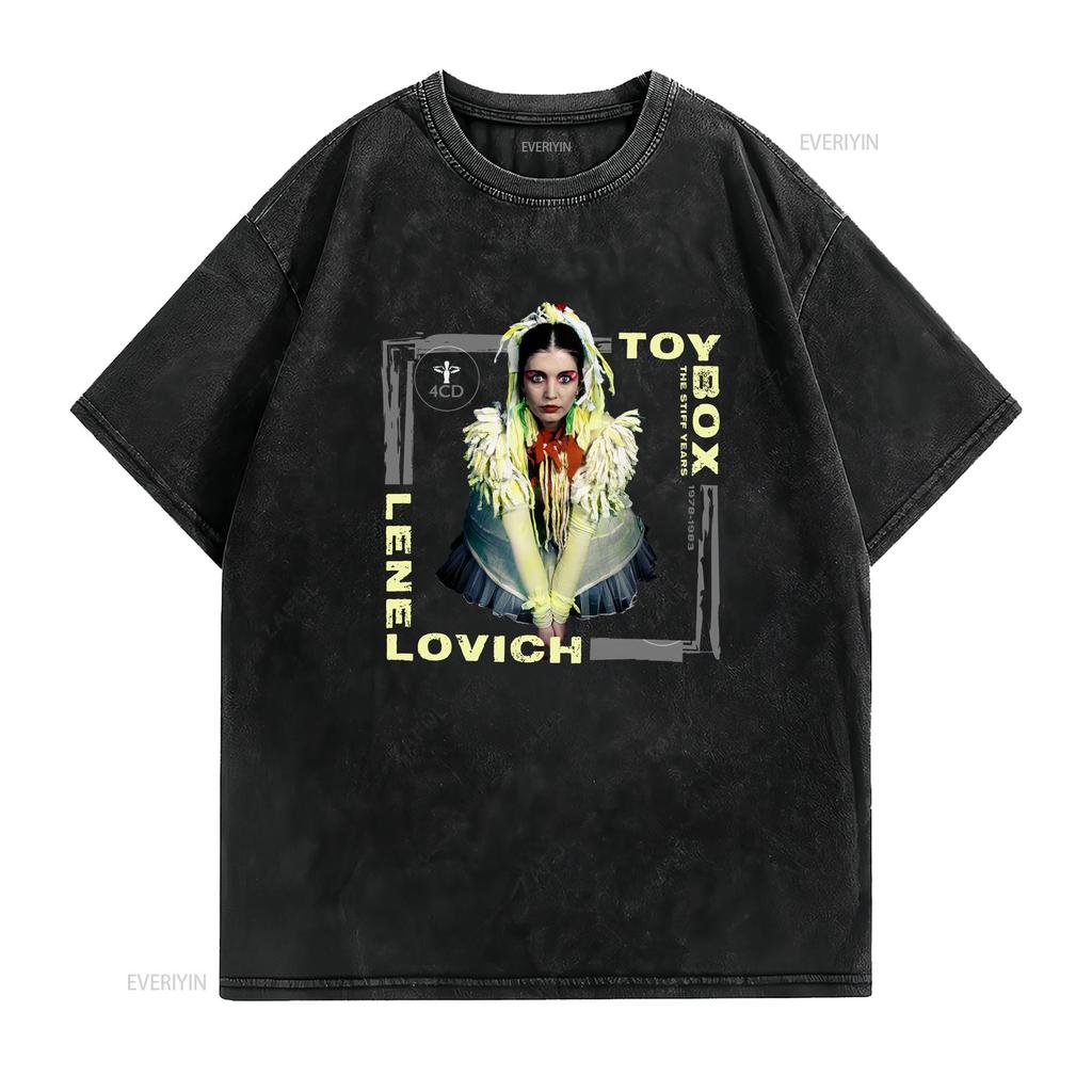 LENE LOVICH TOY BOX THE STIFF YEARS T Shirt Full Size S To XL IM Vintage Washed Breathable Comfortable Homme