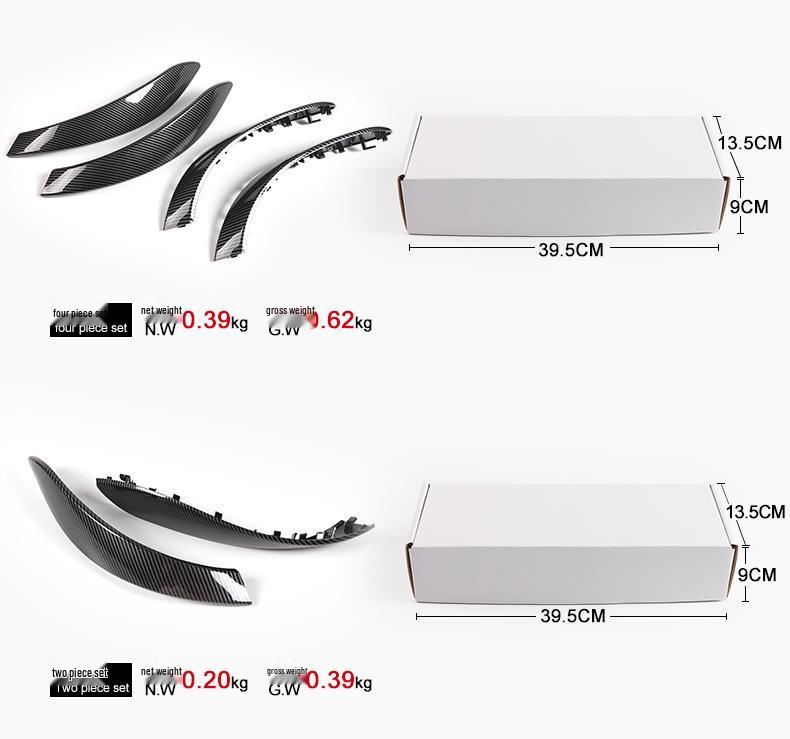 Kryt kliky dveří z uhlíkových vláken pro BMW řady 3, řady 4 a 3GT Interiér.