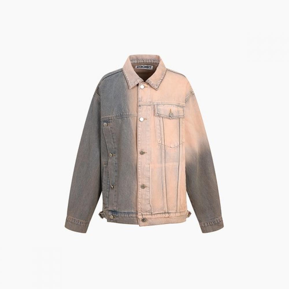 Egoist Gradient Washed Denim Jacket Es2dz360