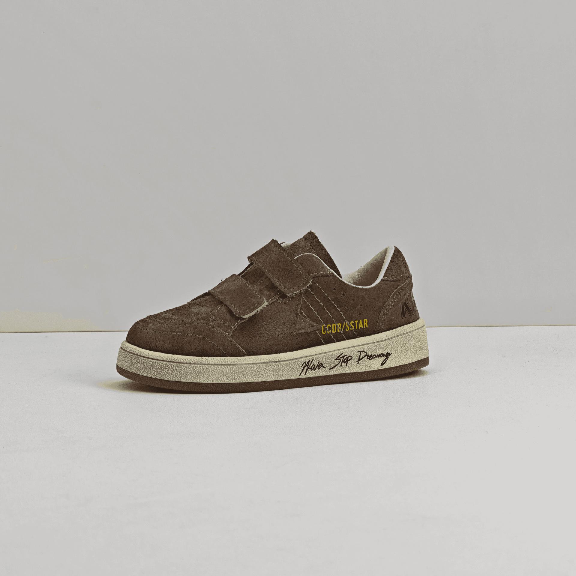 

Spring New Children s Boys Girls Retro Genuine Leather Vintage Dirty Shoes Kid Toddler Unisex Lightweight Running Trainers 37