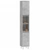 VidaXL Bathroom Cabinet Concrete Grey 30x30x190 Cm 831536