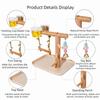 Durable Parrot Tray Rack Bite Resistant Bird Platform Food Box Parrot Perch Shelf  Pet Interactive