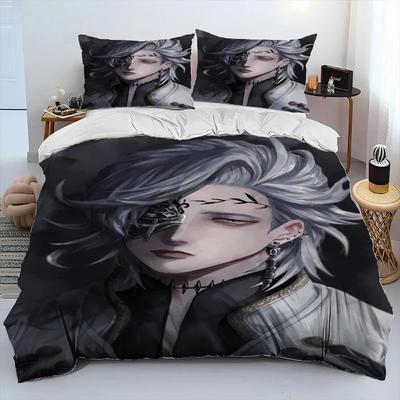 3D Anime,Record Of Ragnarok,Cartoon Bettdecke Bettwäscheset,Bettbezug Bettset Steppdecke Kissenbezug,King Queen Size Bettwäscheset