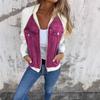 European & American Style Denim Patchwork Jacket - Casual Fashion Drop Shoulder Coat for Women