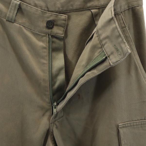 FRENCH ARMY 80s PAUL BOYE military cargo pants khaki Men's Used