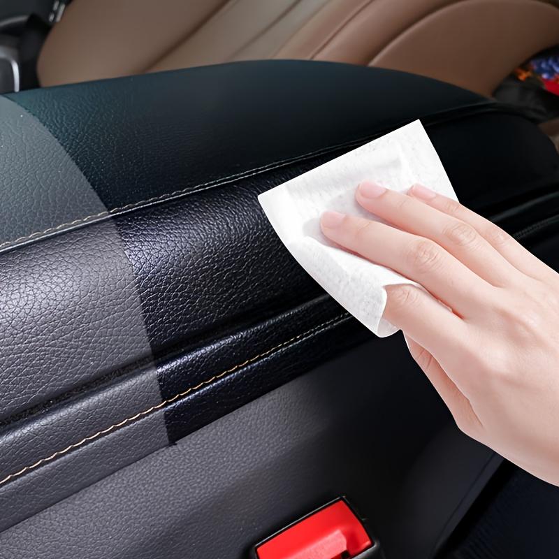 Car Interior Polishing Wipes, Crack Prevention, Whitening Effect, Portable Car Care, RV Maintenance, Travel Use