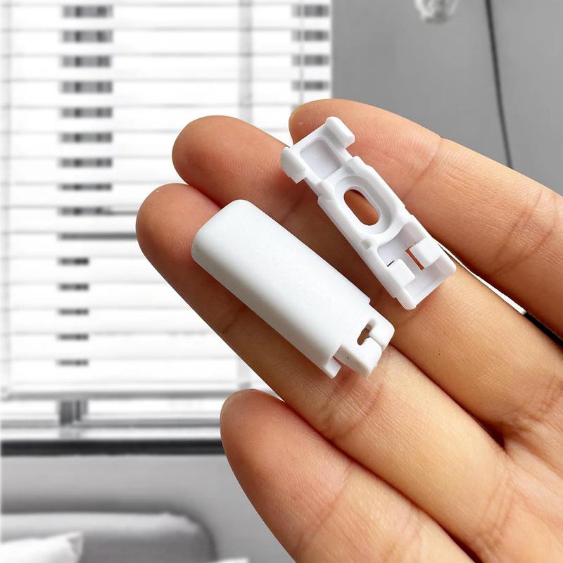 

6 шт. Белая опорная база для жалюзи с винтами для бытового и коммерческого использования, сменные аксессуары для рулонных штор United States