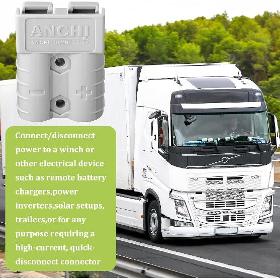 8 Pcs 50 Amp Batteries Quick Connector With 10/12 Awg 10-12 Gauge Battery Quick Connector Wire Harness Plug Kit Cables Connect Disconnect Plug For