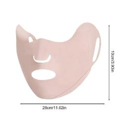 Summer Women Sunscreen Mask Summer UV Protection Cycling Face Cover Ice Silk breathable 3D UV protection Face Mask Summer Mask розовый