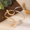 Punk Snake Bangles Ring Set For Women Snake Opening Cuff Bracelet Aesthetic Fashion Jewelry Pulseras Mujer Manchette