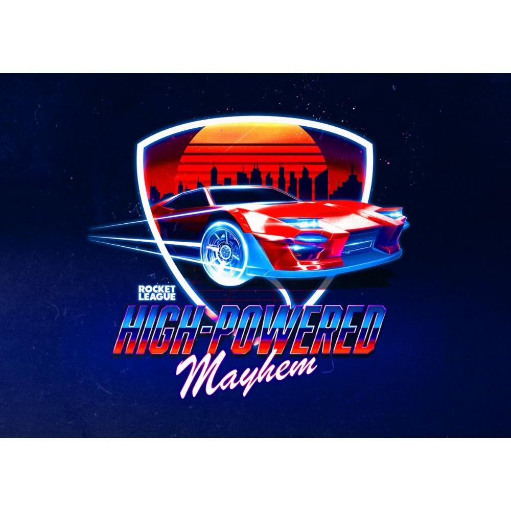 Rocket League Spiel Poster Neon Videospiel Leinwand Malerei Wand Kunst Bild für Moderne Jungen Zimmer Wohnzimmer Home Decor Cuadros
