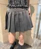 WEGO PHILLY Pleated Size M Skirt, Women's, Gray,
