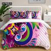 Love Heart Bedding Sets Queen Size Microfiber Romantic Wedding Duvet Cover Set Gift For Valentine's Day For Girls Women Bedroom