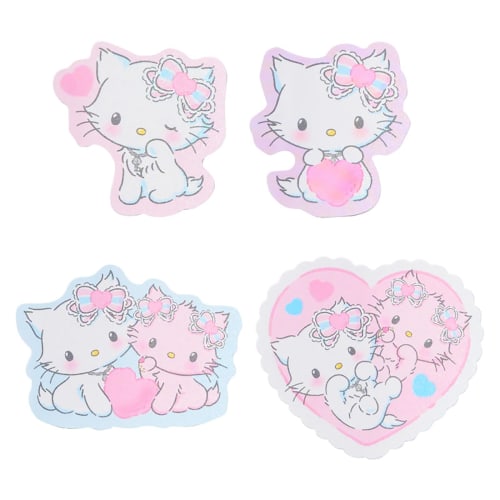 Sanrio Sticker Set (Heisei Born Character Fluffy Heart) Charmy Kitty 356905