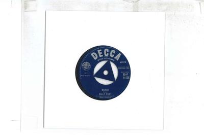 7inch Record BILLY FURY - Margo / Don't Knock Upon My Door 45F11128 DECCA 1959 UK Rock Used