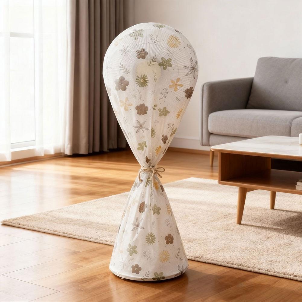 Floor Fan Cover Dustproof PVC Full Coverage Protective Universal Thickened Stand Fan Covers Home Appliance Protector Accessory