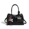 New Light Luxury Niche Fashion High-end Commuter Handbag Bowling Shoulder Bag Crossbody Boston Bag for Women