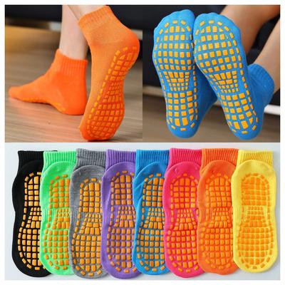 Non-Slip Children's Trampoline & Indoor Floor Socks for All Seasons, Baby To Adult Yoga Socks
