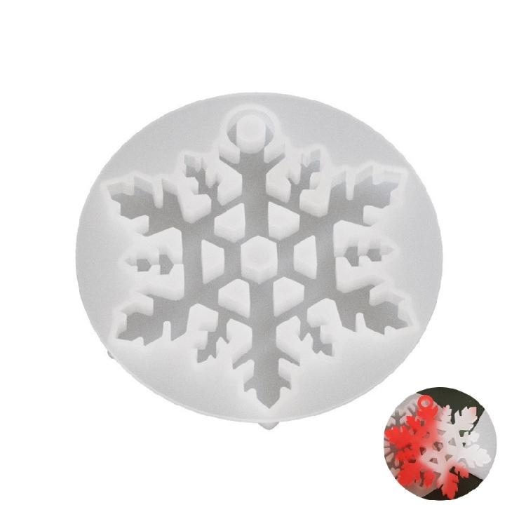 

Silicone Resin Snowflake Molds For Jewelry Crafting Create Custom Earrings And Necklaces and Home Display Ornament