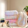 Pet Flannel Blanket: Cozy Quilt for Cats and Dogs - Autumn & Winter Style Bed Blanket and Sleeping Pad.