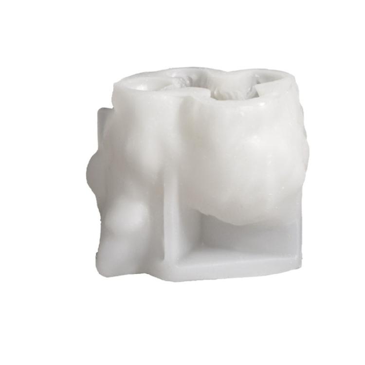 Yak Kopf Statue Silikon Kerzenformen für Epoxidharz Handgemachte Kerze Seife Topfpflanzenvase Heimdekoration