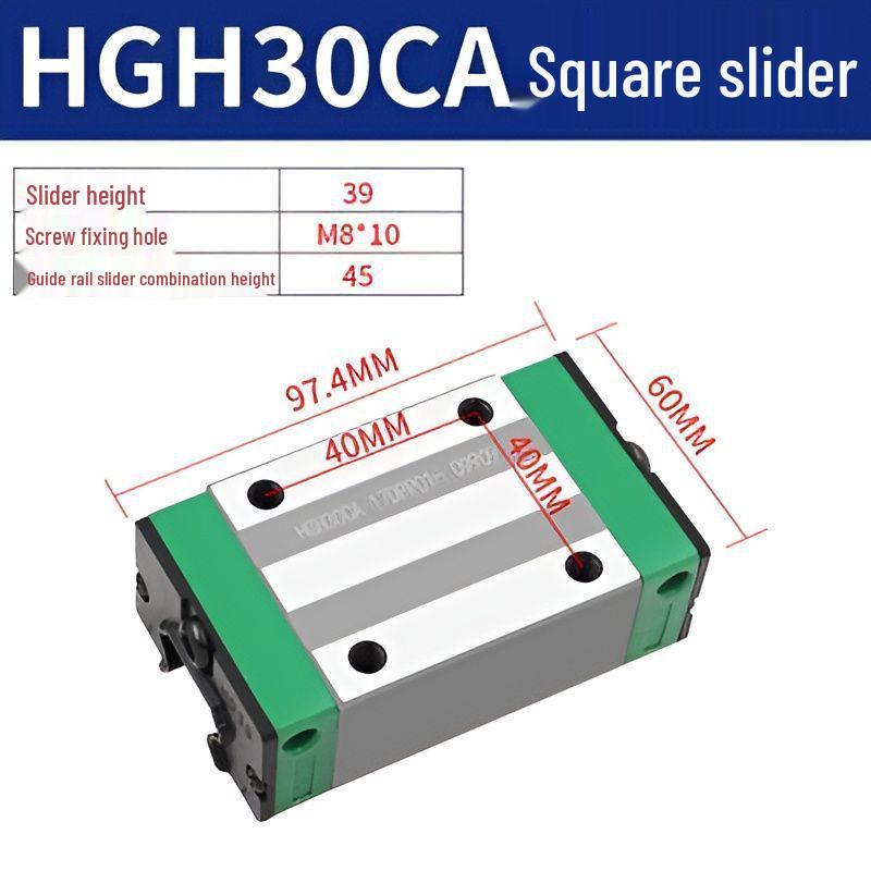 Linear Guide Rail Slider: HGH/EGH15, HGW/EGW20, TRH/25CA, 30/35